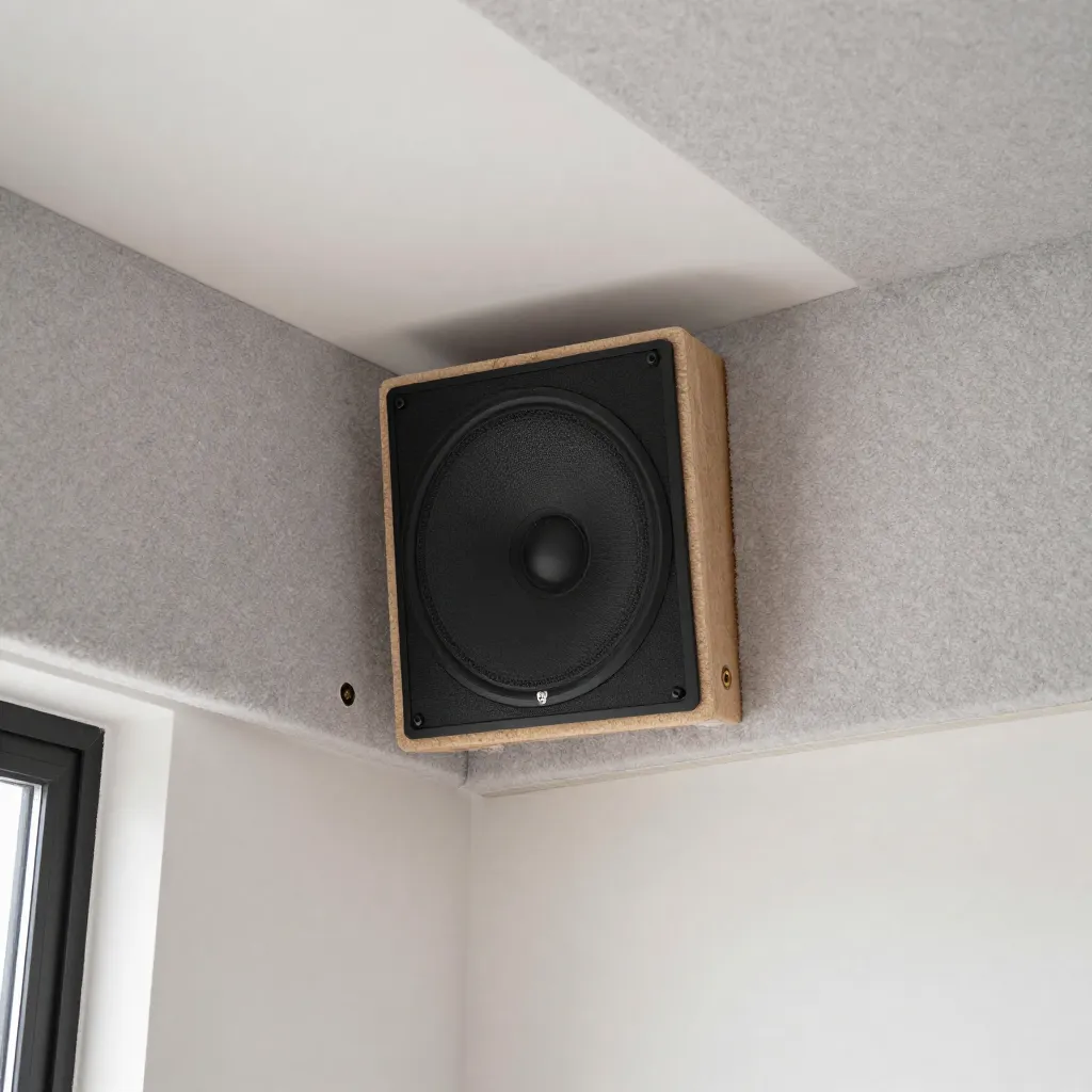 Professional acoustic installation workspace